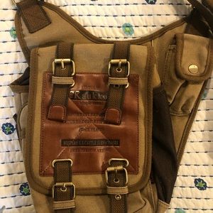 Men’s Cargo Messenger Bag Canvas - Avail Again!